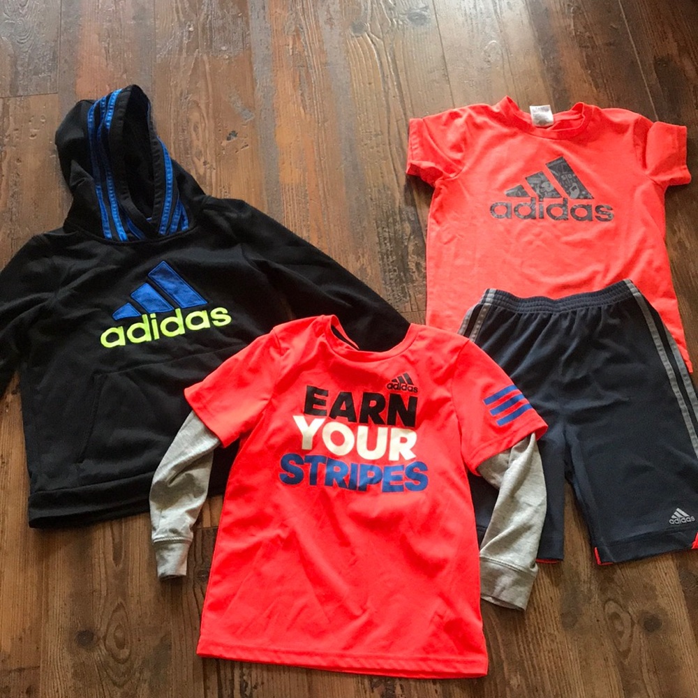 Adidas boys size 7 lot